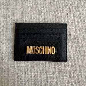 Moschino Leather Card Holder